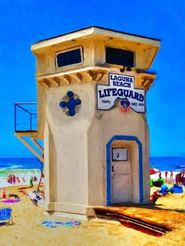 Lifeguard Station, Laguna Beach, CA