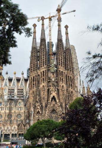 Gaudi Church, Barcelona, Spain 