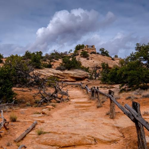 Trail at Canyon de Chelly, Arizona