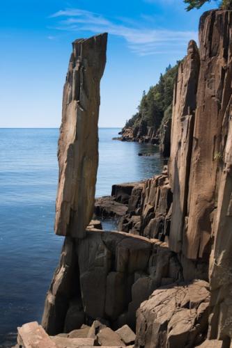 Balancing Rock Bay of Fundy Nova Scotia